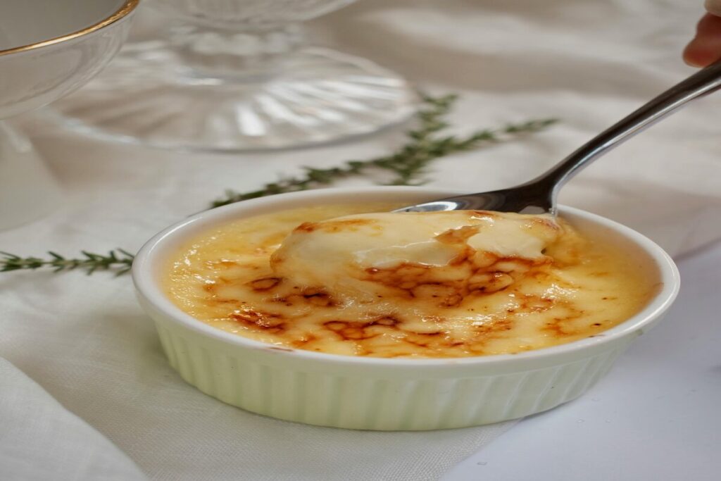 What do they call the crust on creme brulee?